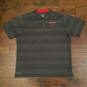 Nike DriFit Georgia Bulldogs Polo Shirt XXL